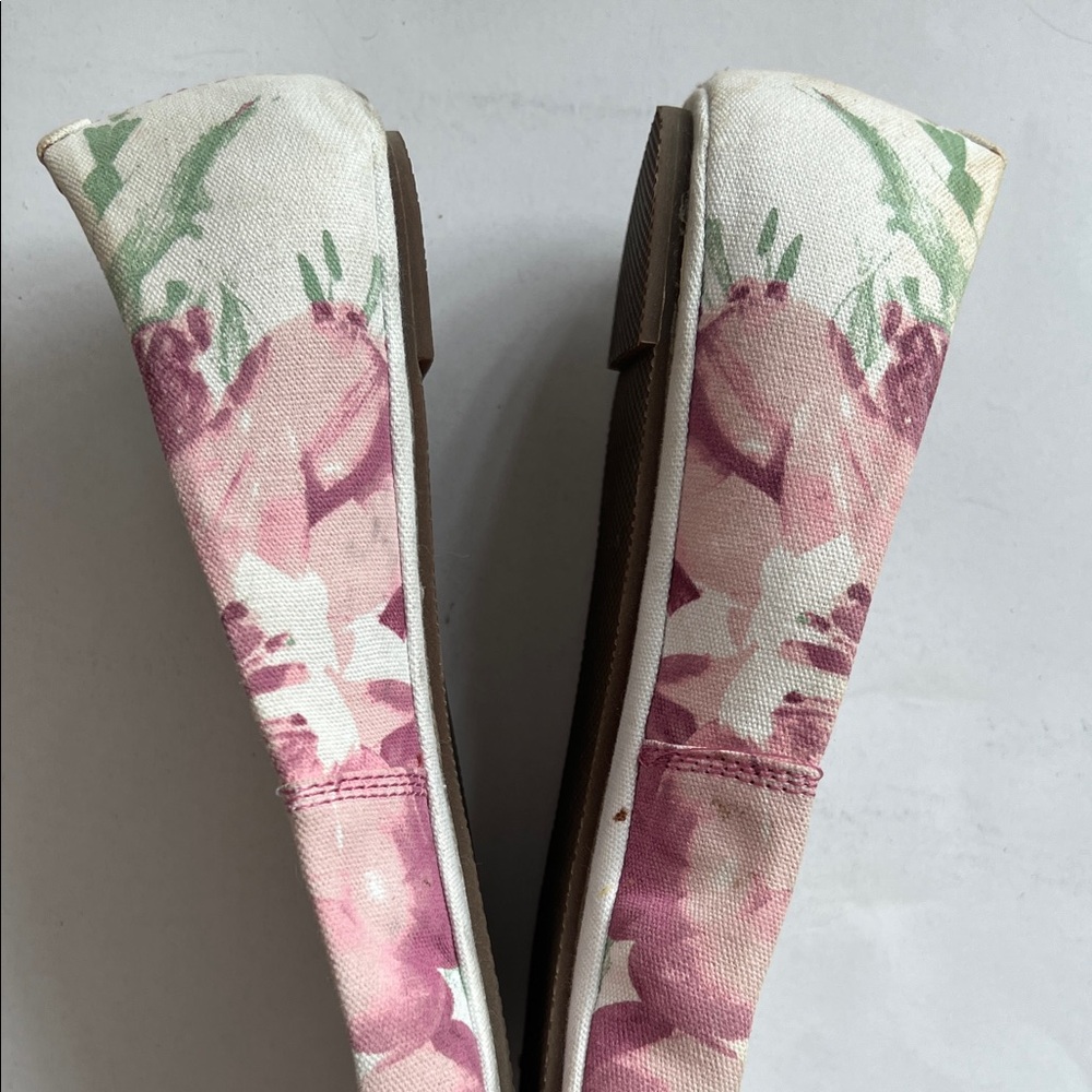Diesel Floral plum and white Flats with box - Picture 5 of 12